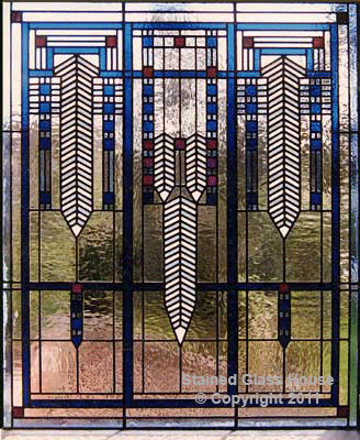 Stained Glass Art Nouveau Image